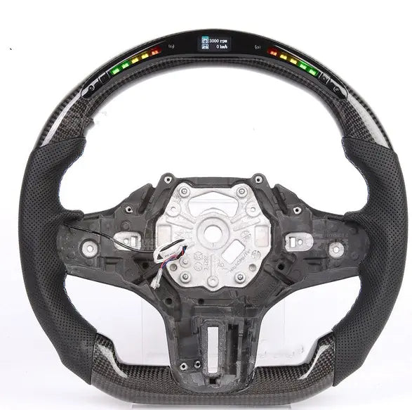 Carbon Fiber LED Sports Steering Wheel