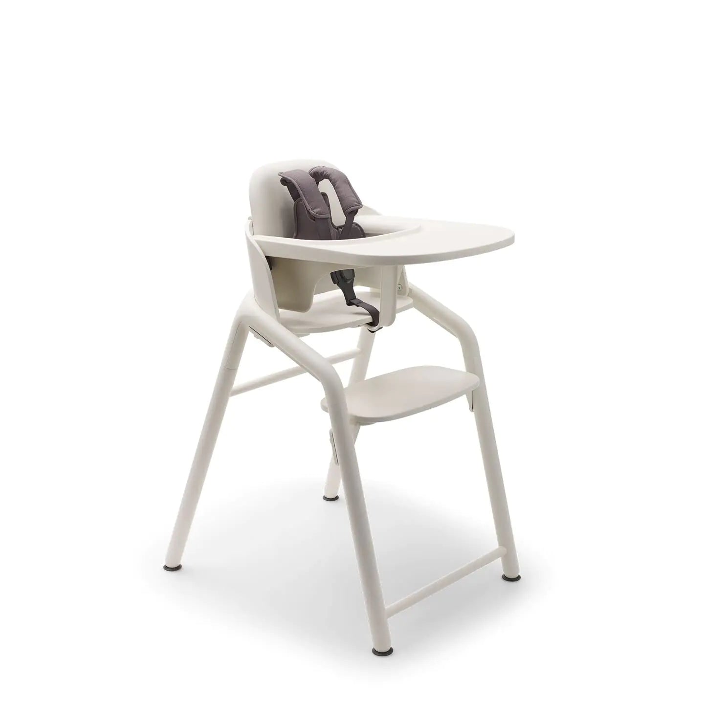 Bugaboo Giraffe Wooden Baby High Chair Adjustable in 1 Second Easy to Clean Safe and Ergonomic Highchair Suitable from Birth in Combination with Newborn Set (Sold Separately) White