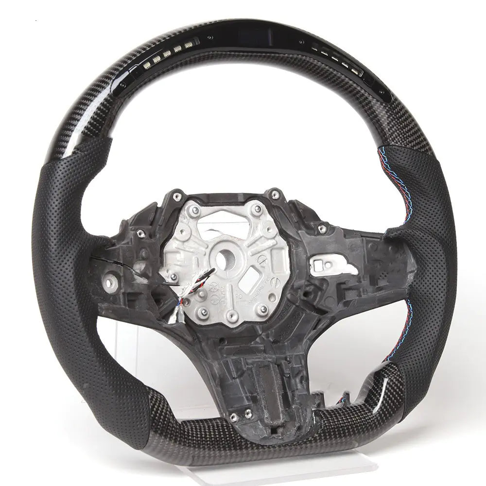 Carbon Fiber LED Sports Steering Wheel