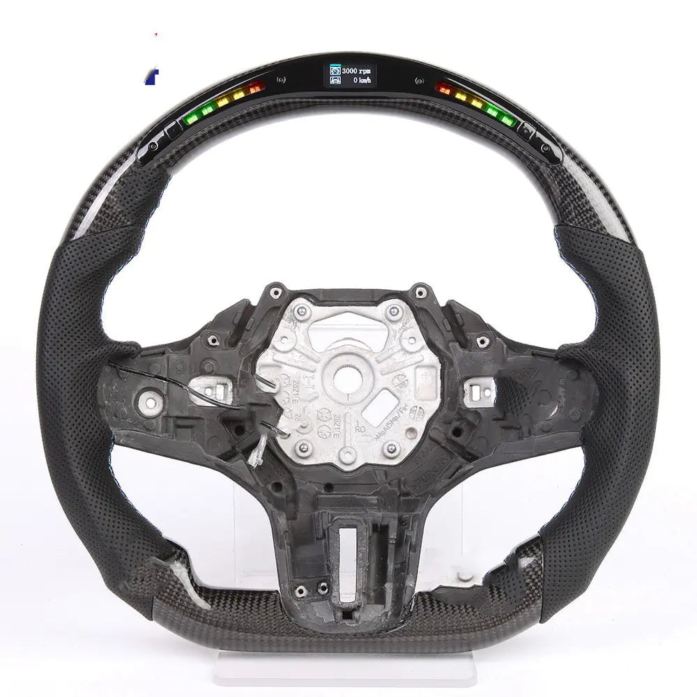 Carbon Fiber LED Sports Steering Wheel