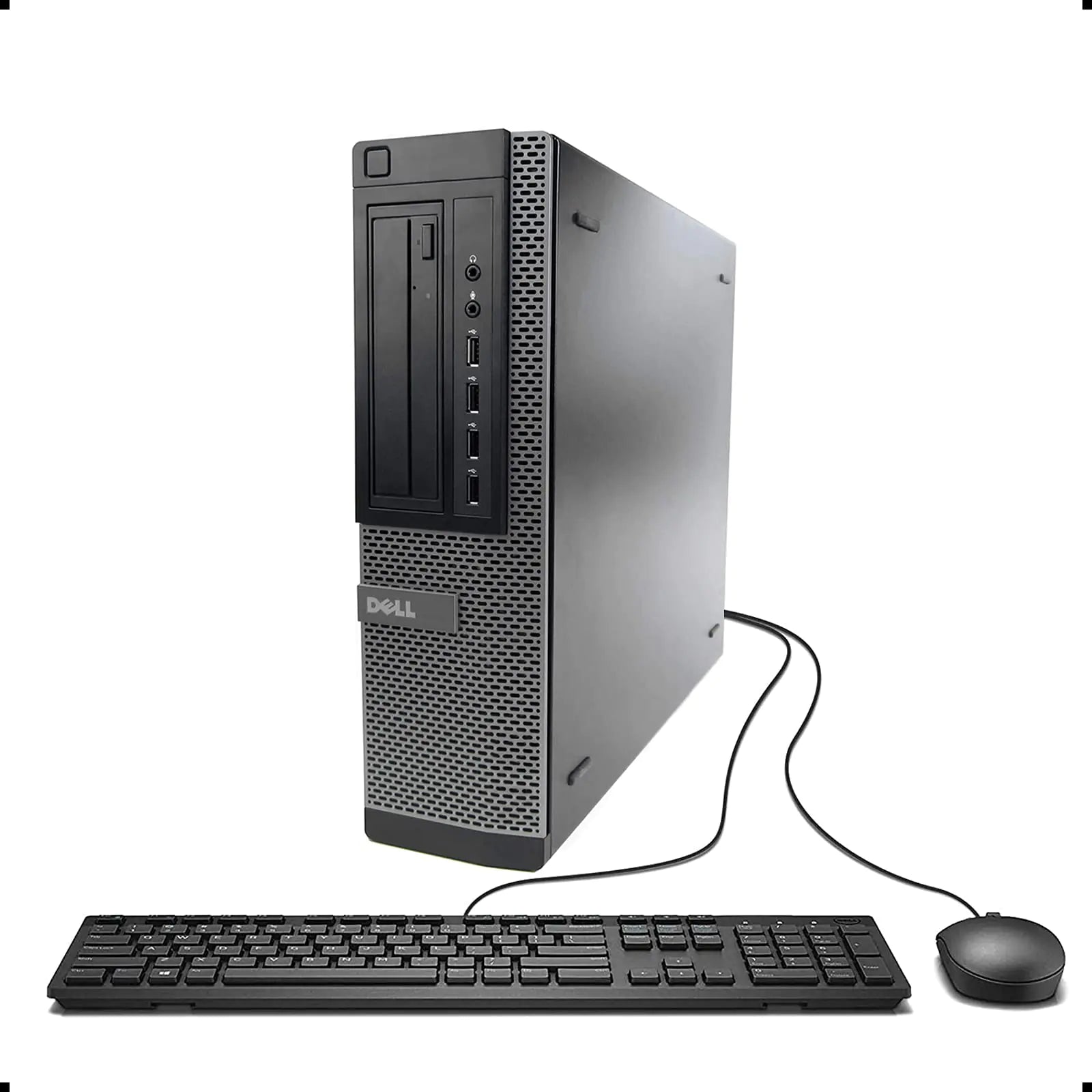 Dell Optiplex 7010 Desktop Computer PC Intel Quad-Core i5 512GB SSD Storage 16GB DDR3 RAM Windows 10 Pro DVD WiFi New 24in Monitor Wireless Keyboard and Mouse (Renewed)